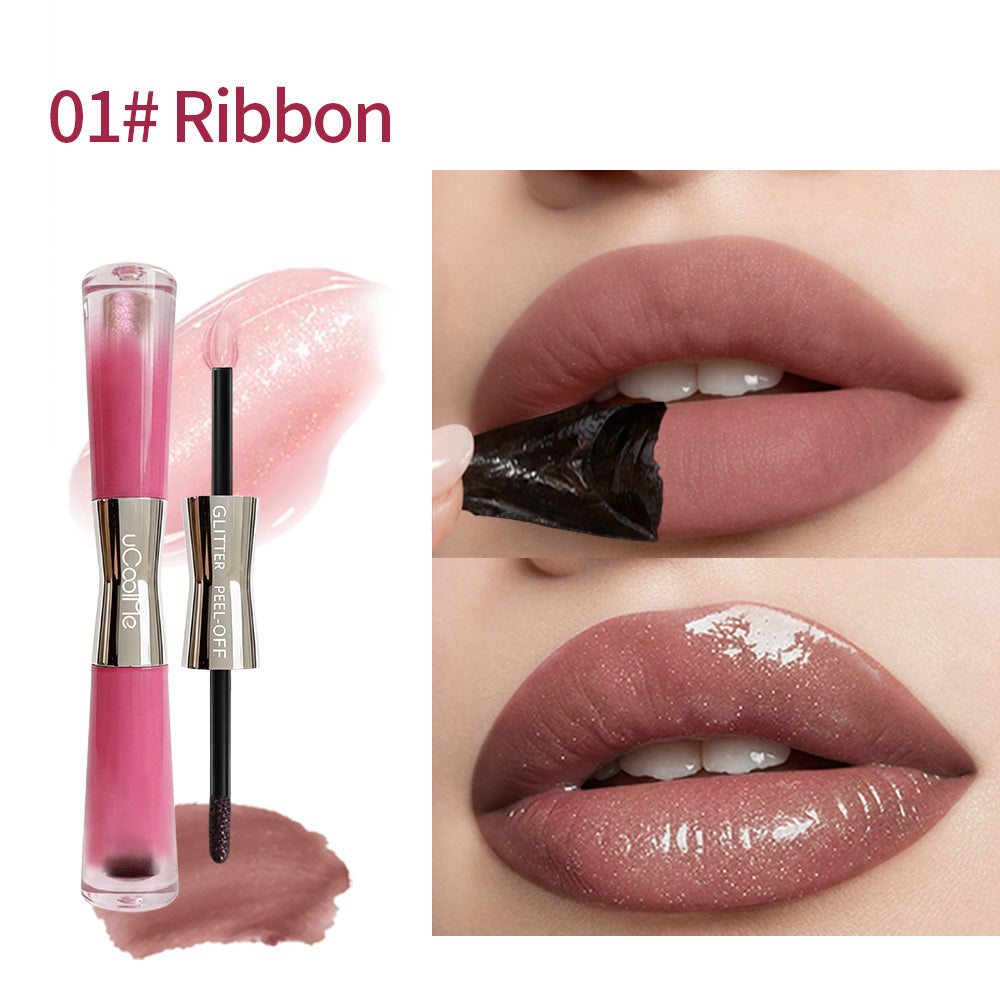 uCoolMe Peel Off Stain and Plumping Glitter Gloss