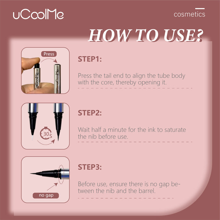uCoolMe Waterproof Liquid Eyeliner