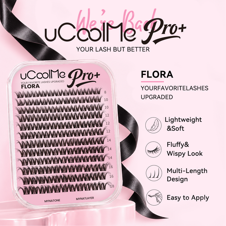 uCoolMe Flora PRO+ Black &amp; Brown Lash Only