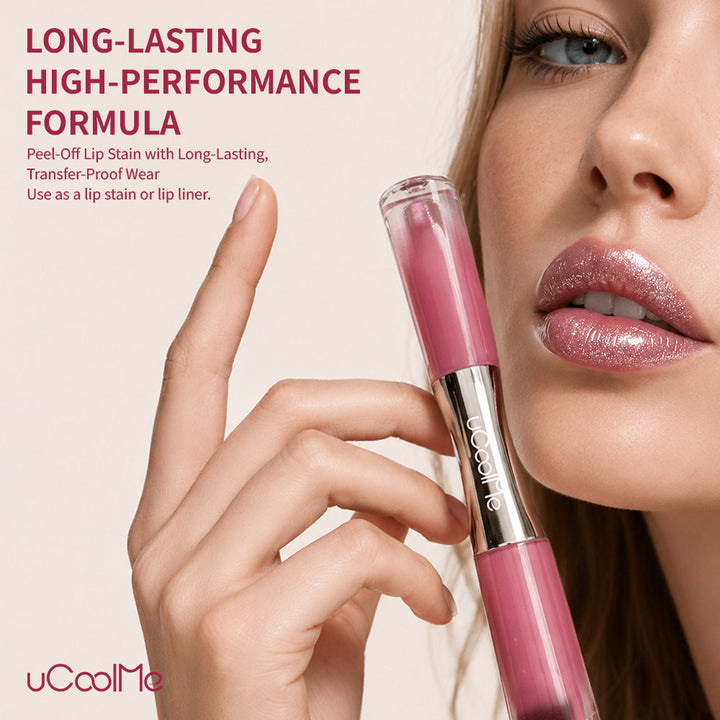 uCoolMe Peel Off Stain and Plumping Glitter Gloss
