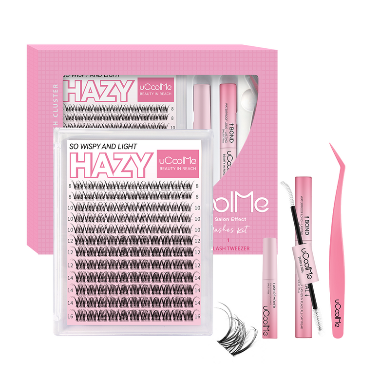 Hazy Natural Wispy Lash Kit