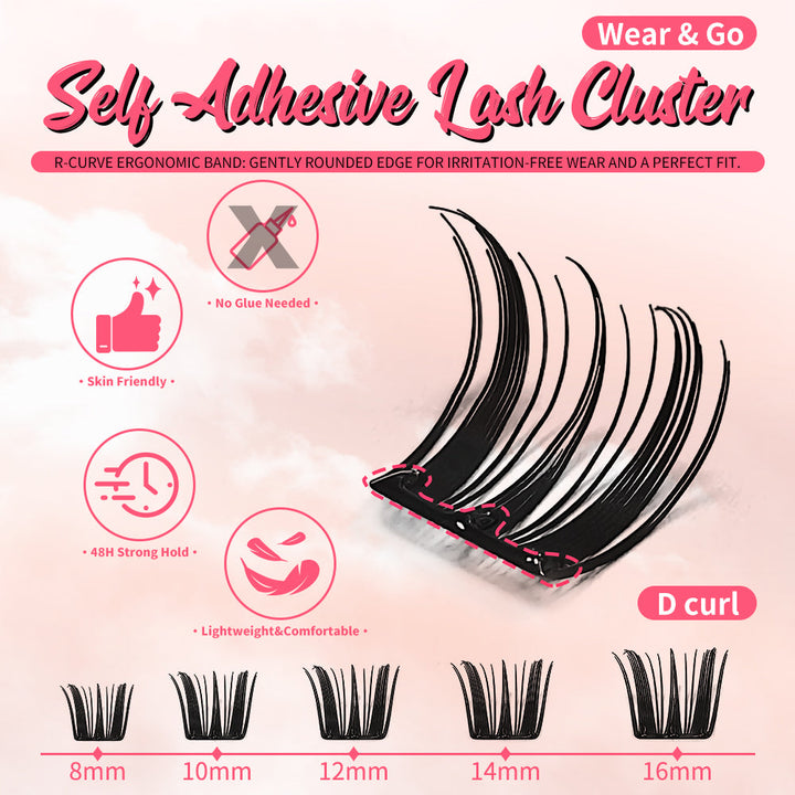 Flakthin Glam-Wear &amp; Go No Glue.