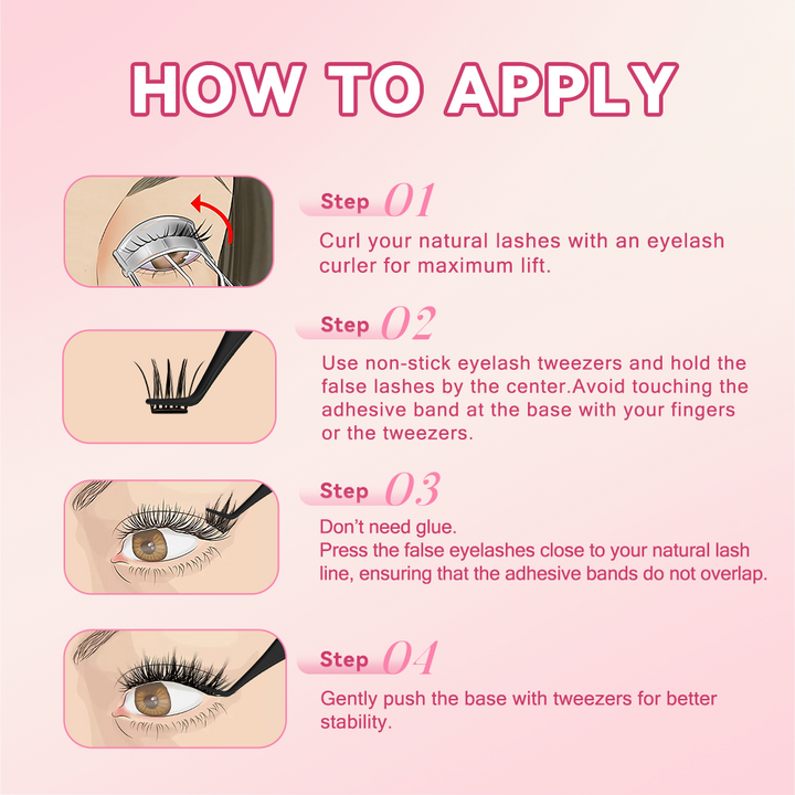 Pop Doll No-Glue Press-On Lashes