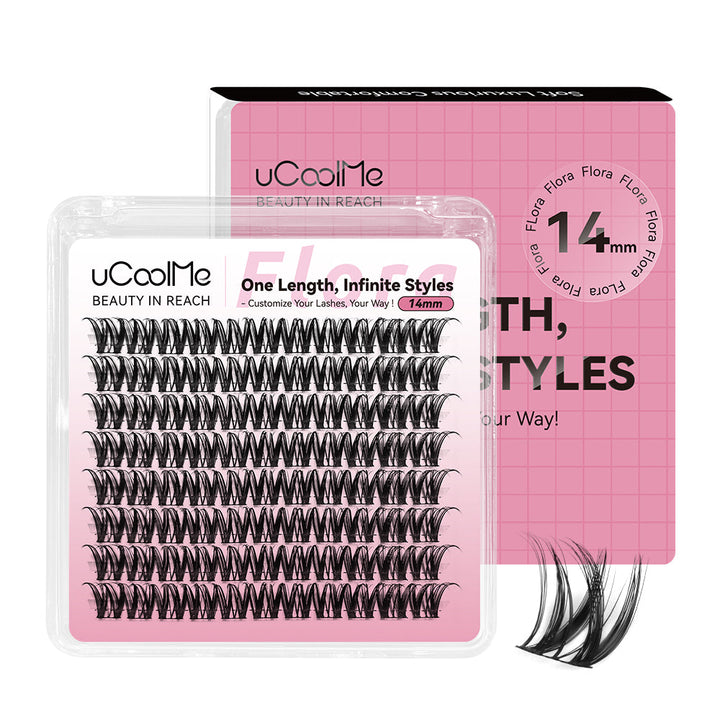 Flora 049 One Length Lashes Custom Lashes-only 8mm.