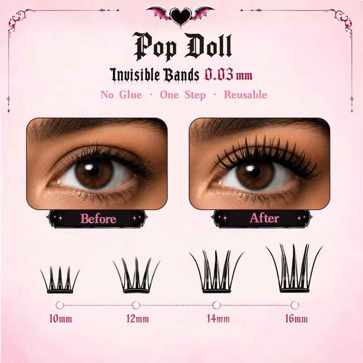 Pop Doll No-Glue Press-On Lashes