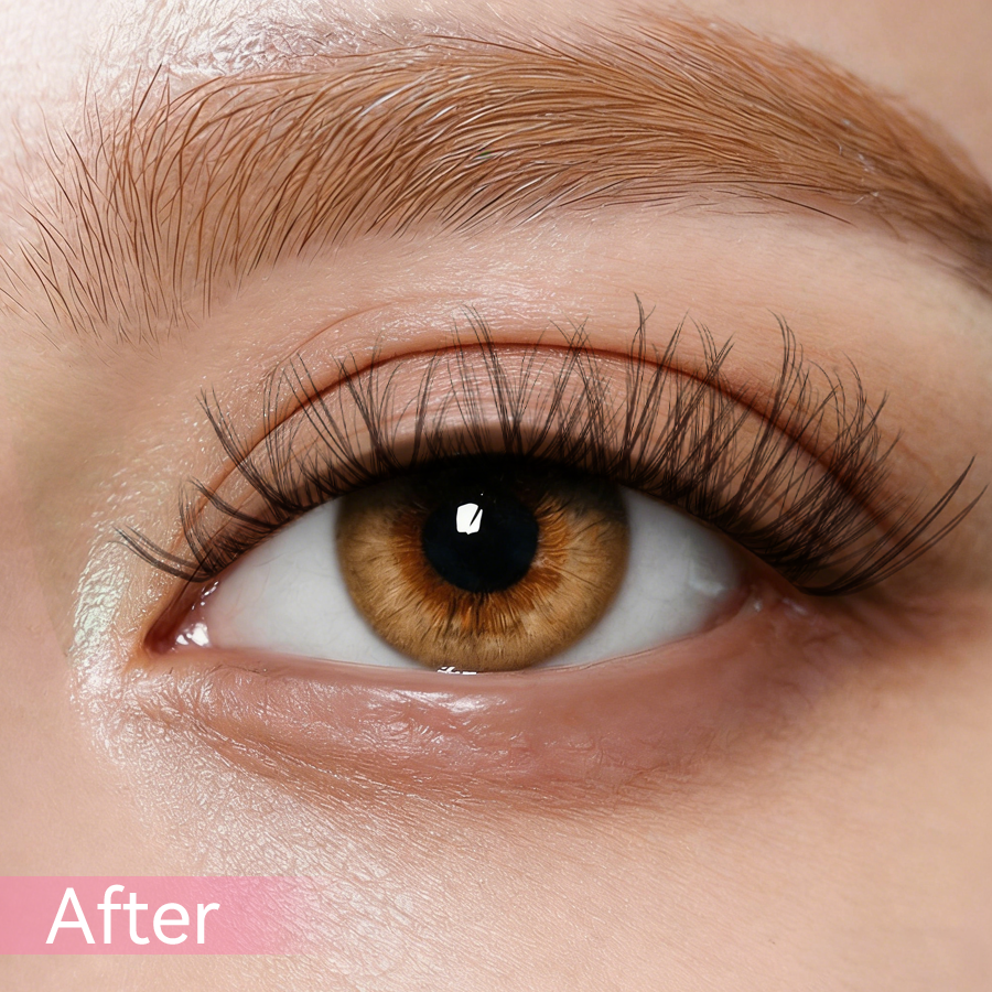 Brown Hazy Natural Wispy Lash Kit
