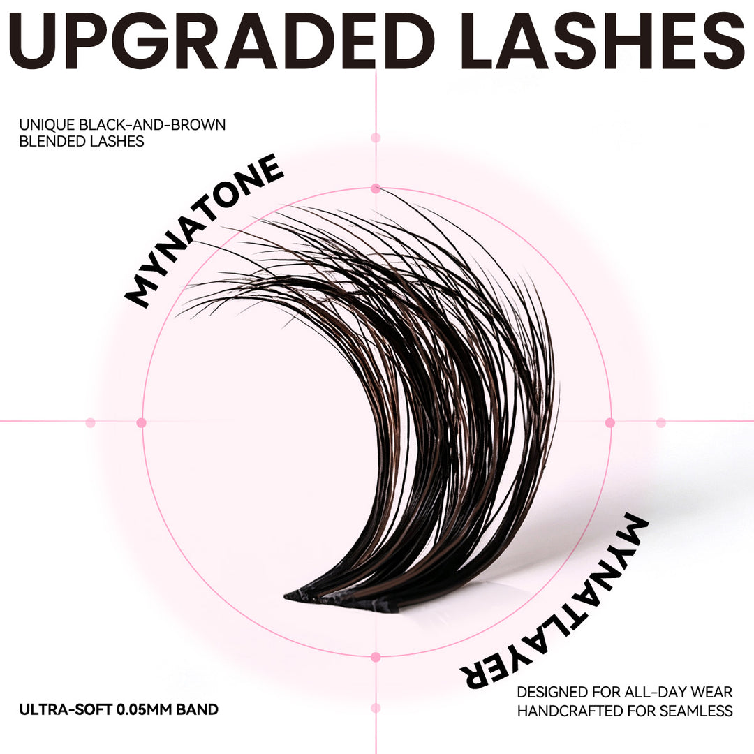 uCoolMe Lyra PRO+ Black &amp; Brown Lash Kit